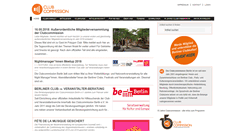 Desktop Screenshot of clubcommission.de